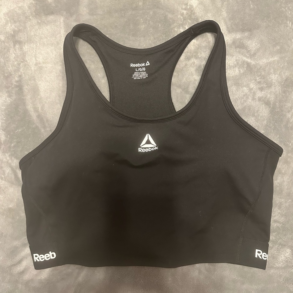 Reebok size L sports bra